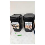 Two buckets ready hour 4-week food supply