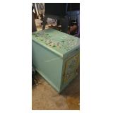 Small paint decorated stand