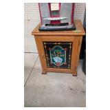 Las Vegas Oak One Door Slot Machine Stand 23 X28