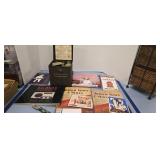 Vintage vacuum tubes books etc
