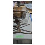 Antique tabletop radio Cherry pitter jug etc