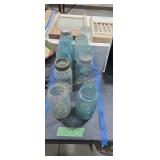 Lot of mason jars