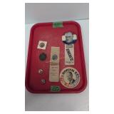 Lot Of Vintage And Antique, Political Buttons,