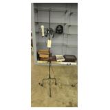 Wrought iron floor lamp