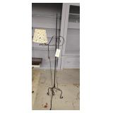 Wrought iron floor lamp