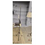 Wrought iron floor lamp