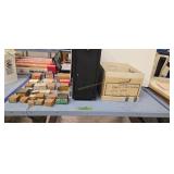 Lot of machine screws storage cabinet plastic