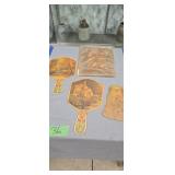 Vintage Gold Medal Flower Cookbook And Hand Fans