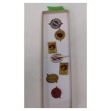 Seven Antique Tobacco Advertising Pins