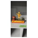 Trick dog cast iron mechanical bank