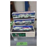 Three Hess Trucks As Shown