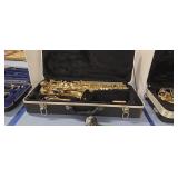 Del Sol saxophone with case