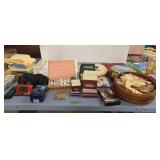 Thimbels craft items sewing box