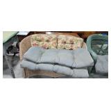 Vintage wicker sofa