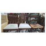 Three chairs