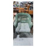 Vintage wicker rocking chair