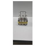 Vintage metal Pepsi-Cola bottle carrier with