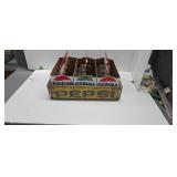 Vintage wooden Pepsi crate with paper cartons