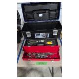 Tool boxes with tools