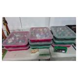 Lot of Christmas bulbs