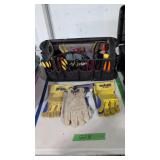 Tool bag and work gloves