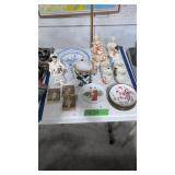 Oriental tea set figurines etc