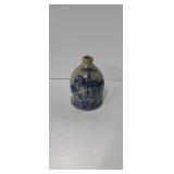 Fantastic Blue Decorated Stoneware Jug Beaumont