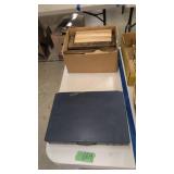Exotic wood blanks and metal storage cabinet