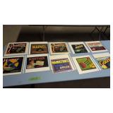 Lot of vintage canning labels most are