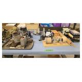 Lee Melting Pot Router Clamps Vhs Tapes Chip