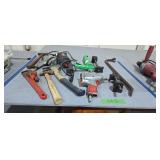 Air tools grinder hammers pry bar etc