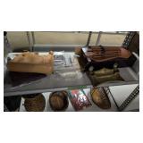 Handbags baskets etc