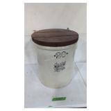 Large 20 gallon handled crock by Monmouth p