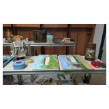 Decorative items frog figurines etc