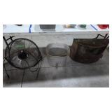 Fans and metal tub