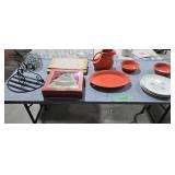 Fiestaware and decorative items