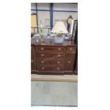 Vintage mahogany server 53x19 x36