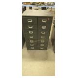 14 drawer metal storage cabinet 24 x25 x38
