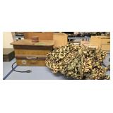 Drum sander with camo netting