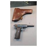 Webley And Scott Mk I Pistol 455 Caliber Model