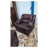 Thomasville leather armchair