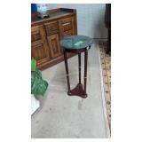 Marble top plant stand 27 in tall