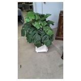 Large planter with artificial flour