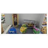Lot of m&m dispensers