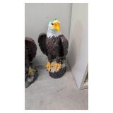 Bald eagle 24 in tall resin