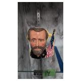 Large Royal Dalton Toby mug Ulysses s Grant and
