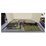 Punch and chisel set sockets caliper pliers etc