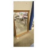 Large gold guilt framed mirror 33x47