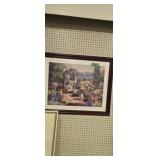 Framed print rose trellis by Maxine Johnston 31