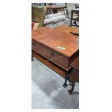 Modern sofa table with drawer 39 in